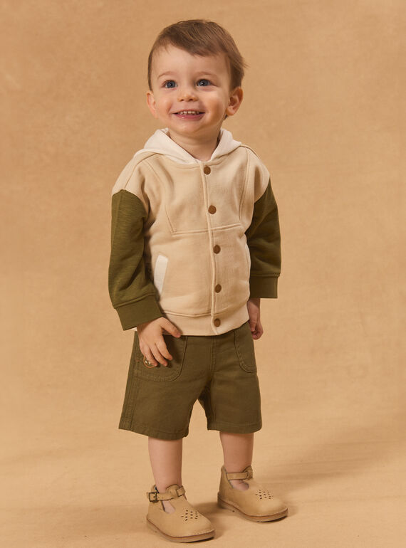 Beige KIDS CARDIGAN MAOCTAVE / 25E1BGO1GIL080