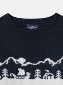 Navy PULLOVER NLULANDAGE / 25H3PGX1PUL705