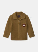 Brown KIDS CARDIGAN MAARMAND / 25E1BG71GIL812