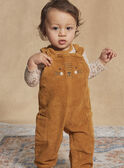 Long brown corduroy overalls GANICO / 23H1BGI1SAL812