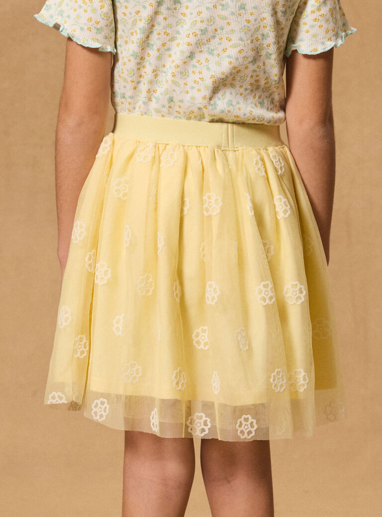 Yellow SKIRT MIXTUTETTE 1 / 25E2PF52JUPB102