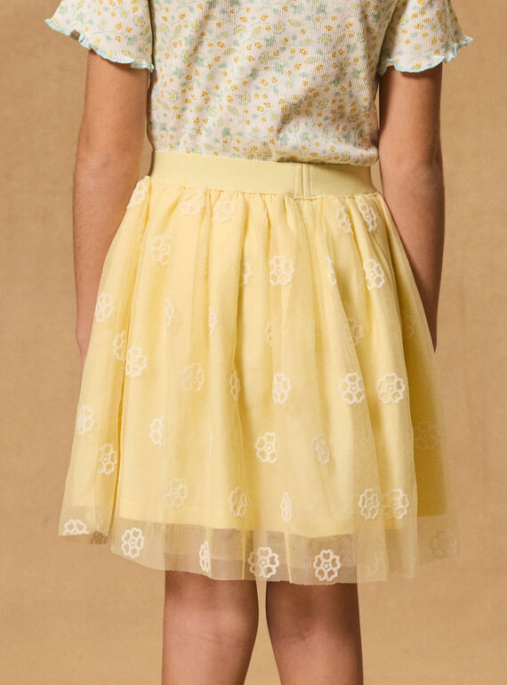 Yellow SKIRT MIXTUTETTE 1 / 25E2PF52JUPB102