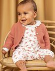 Baby Girl Old Pink Knit Vest DOLCE / 22H0CF11CAR303
