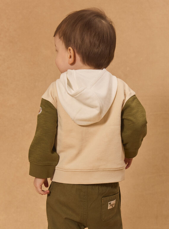 Beige KIDS CARDIGAN MAOCTAVE / 25E1BGO1GIL080