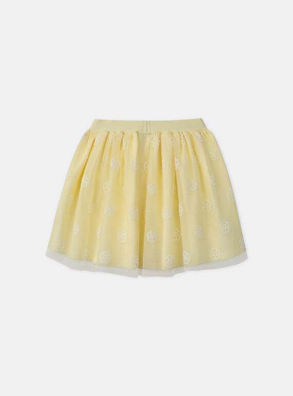 Yellow SKIRT MIXTUTETTE 1 / 25E2PF52JUPB102