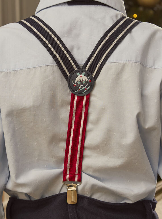 Navy SUSPENDERS / STRAPS / BRACES LEDRETAGE / 24H4PGT1BREC205