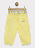 Golden yellow pants RYDEXTER / 19E1BGS1PAN106