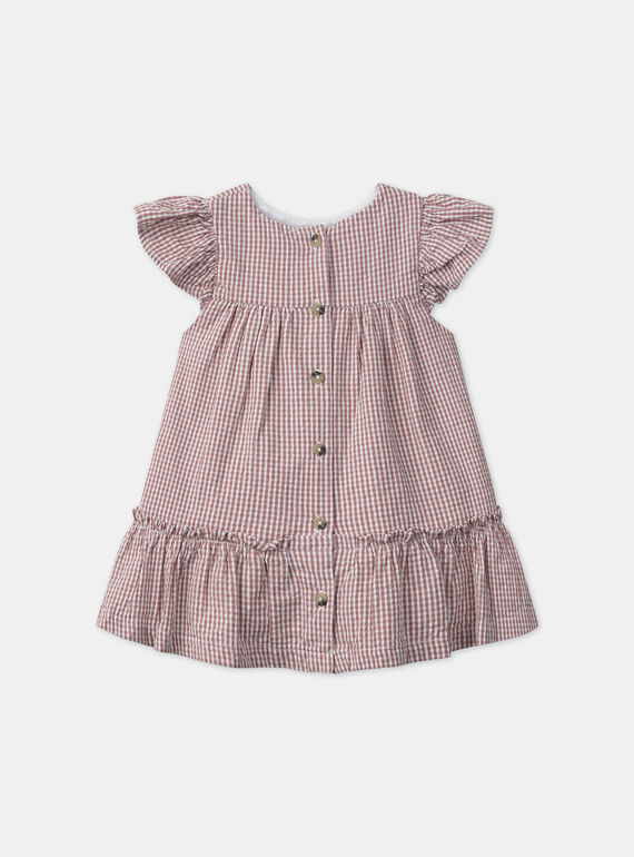 Rose wood DRESS MANINON / 25E1BFK2ROB312