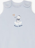 Blue baby sleeping bag for boys BOALEM / 21H0AG41TUR219