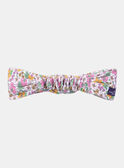 Multicolored headband with flower print KABETH / 24E4BF31BAN001