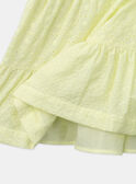 Pale Yellow Sunbath Dress KLIBROETTE / 24E2PFR2ROB103