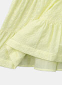 Pale yellow DRESS KLIBROETTE / 24E2PFR2ROB103