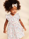 Flower print wrap dress with bloomer FALINA / 23E1BFC2ROB001