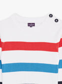 Stripe print sweater FOMATELAGE / 23E3PGC1PUL000