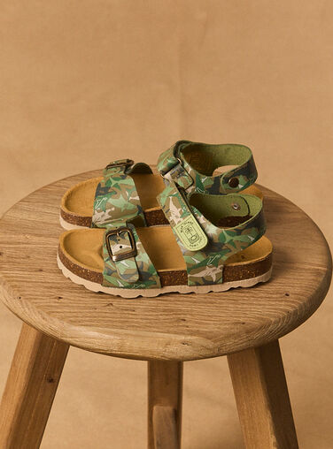 Kaki SANDALS Kaki SANDALS MRUSADAGE / 25N10PG52D0E604