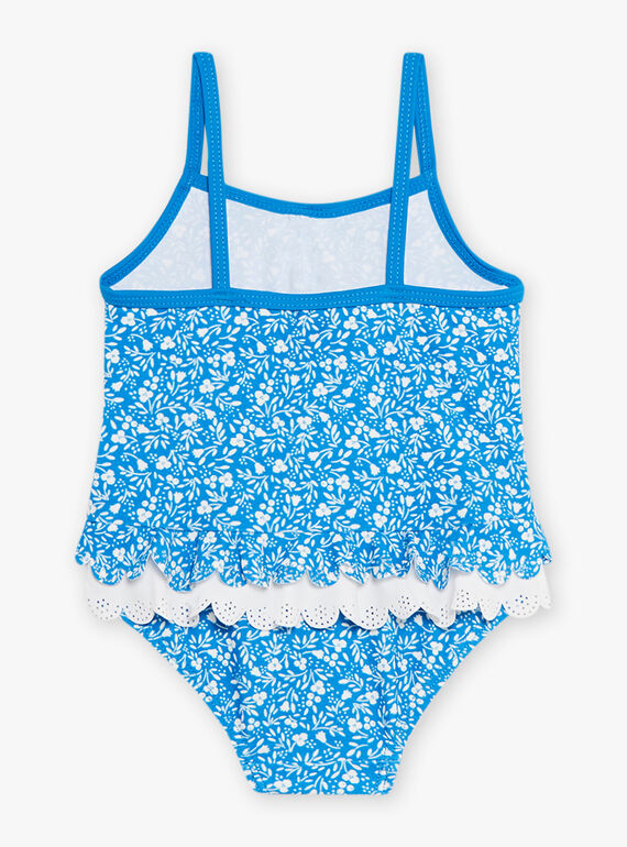 Baby girl's floral print one-piece swimsuit CIVAINA / 22E4BFO2MAI208