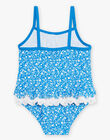 Baby girl's floral print one-piece swimsuit CIVAINA / 22E4BFO2MAI208