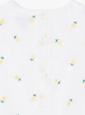 White ROMPER ZANELLY / 21E1BFO1BAR000