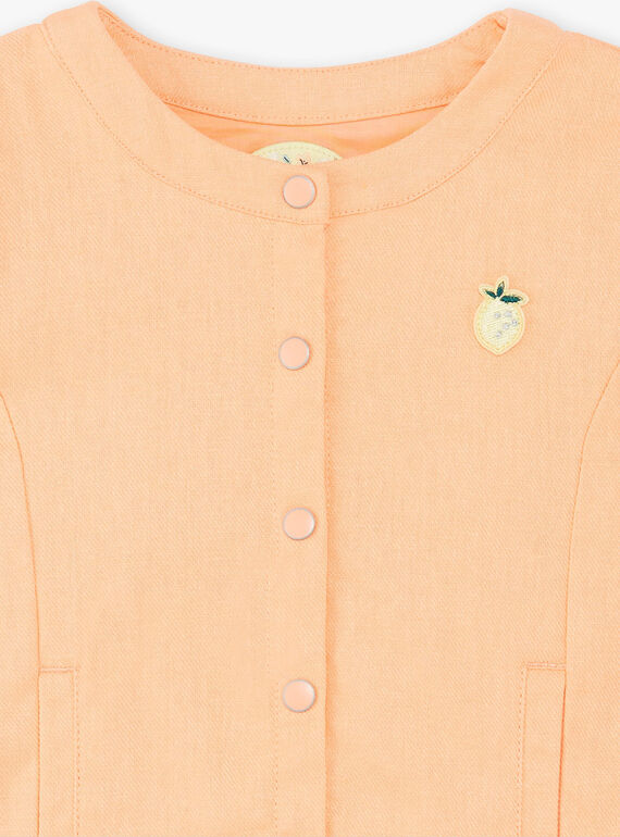 Light orange BLAZER ZIJAKETTE / 21E2PFO1VES406