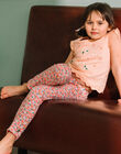 Child girl floral print pants CHIPETTE / 22E2PFM1PAND322