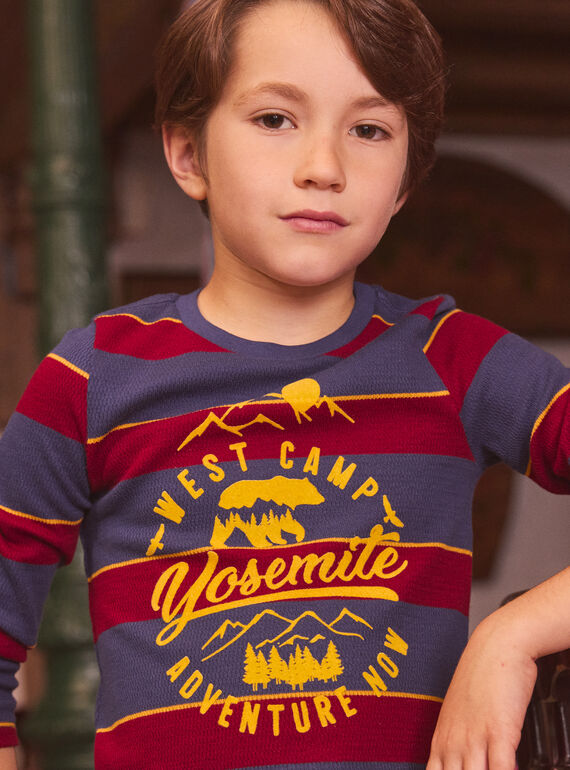 Navy TEE SHIRT LS LYRAYAGE / 24H3PGO2TML070