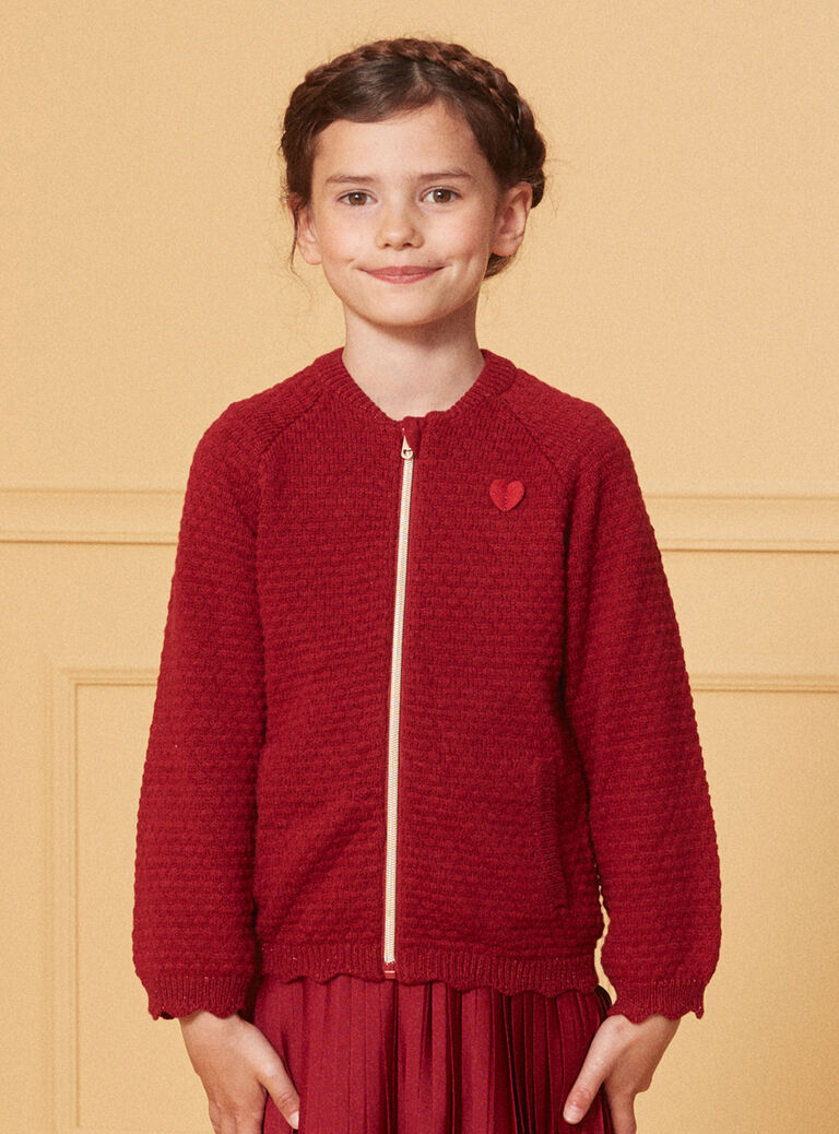 Red CARDIGAN LIRETTE 1 / 24H2PF91CARD307