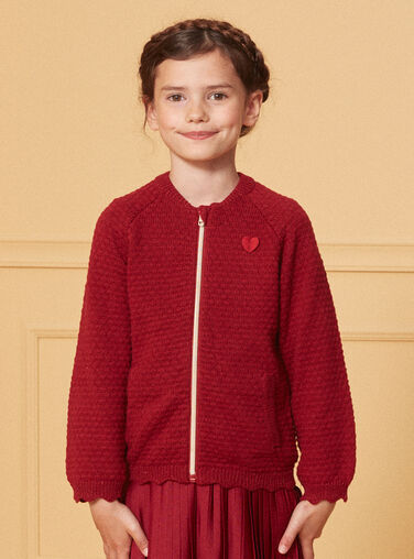 Red CARDIGAN LIRETTE 1 / 24H2PF91CARD307