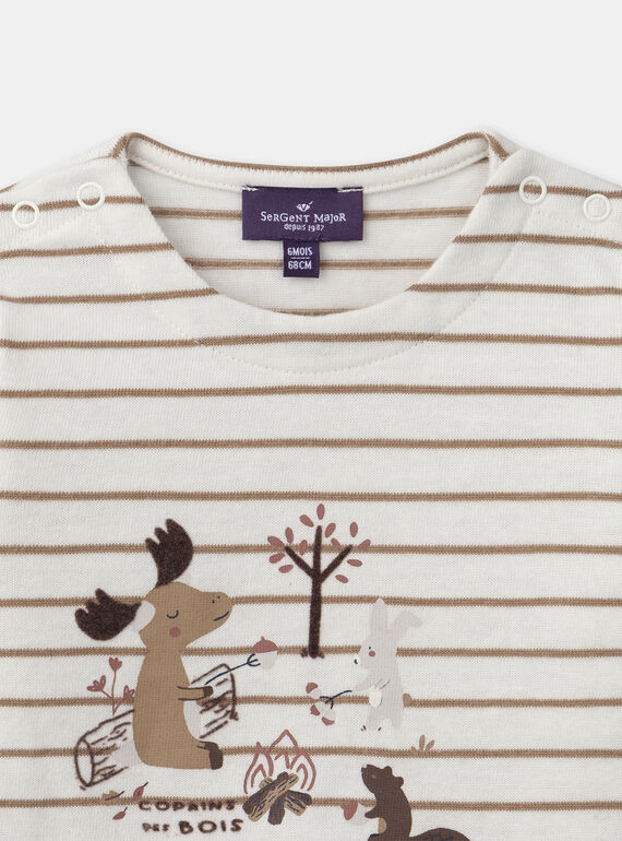 Ivory TEE SHIRT LS NAMAXIME / 25H1BGT1TML005