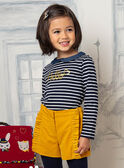 Girl's yellow shorts BIKIETTE / 21H2PF51SHO109