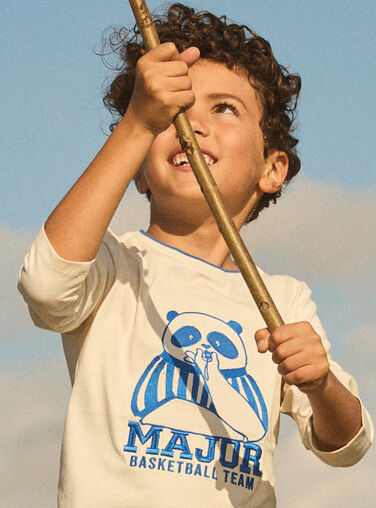 Off white TEE SHIRT LS MEPANAGE / 25E3PG81TML001