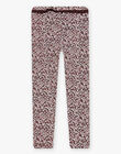 Legging with floral print DUFLOETTE / 22H4PFR1CAL709