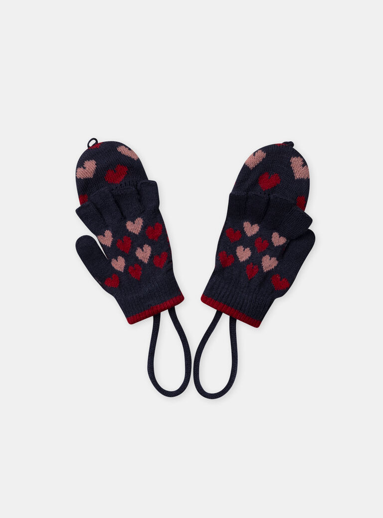 Navy GLOVES & MITTENS NIMOFLETTE / 25H4PFF1GAN070