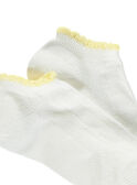 Off white Low socks RYEMIETTE / 19E4PFS1SOB001