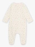 Baby girl pink floral print romper CEDANAE / 22E5BF43GRE001