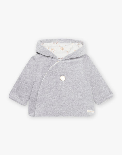 Baby Girl Mixed Velour Jacket 22H0CMH1VES943