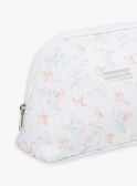 White birth kit with flower and bird print KORINA / 24E0AF11ACD000