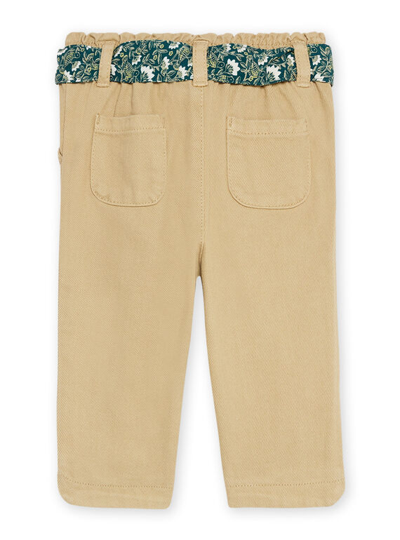 Beige twill pants GACERISE / 23H1BF81PAN626