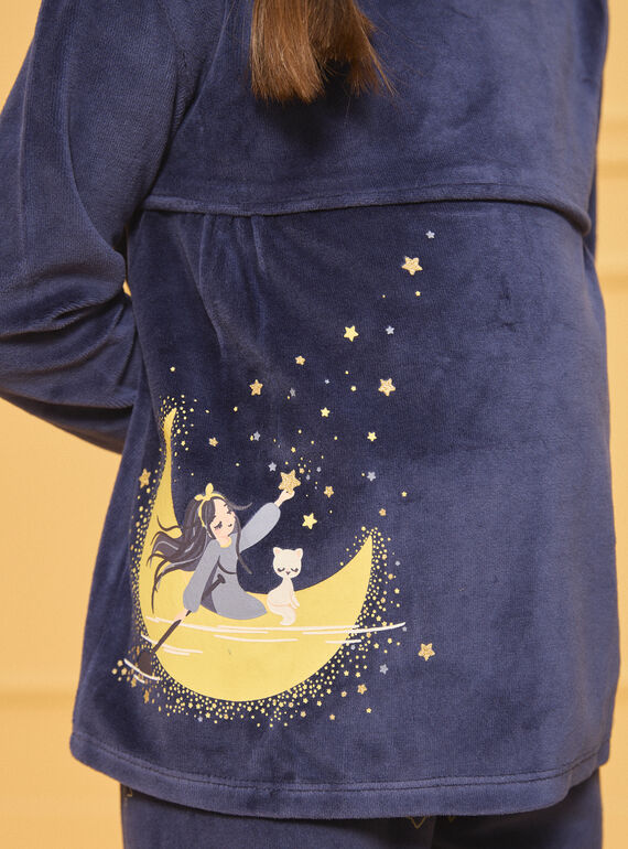 Navy PYJAMA LECRIETTE / 24H5PF42PYJC205