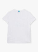Ecru short sleeve t-shirt FLEFROGAGE / 23E3PGS3TMC001