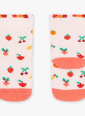 Pink fruit loop socks FADENISE / 23E4BFB1SOQ318