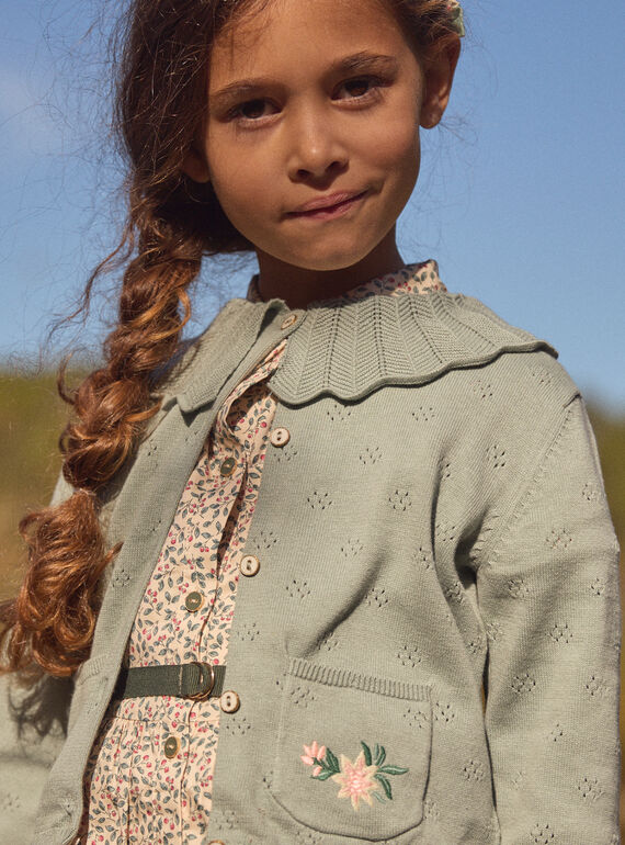 Light green CARDIGAN MIGILETTE / 25E2PF92CARG600