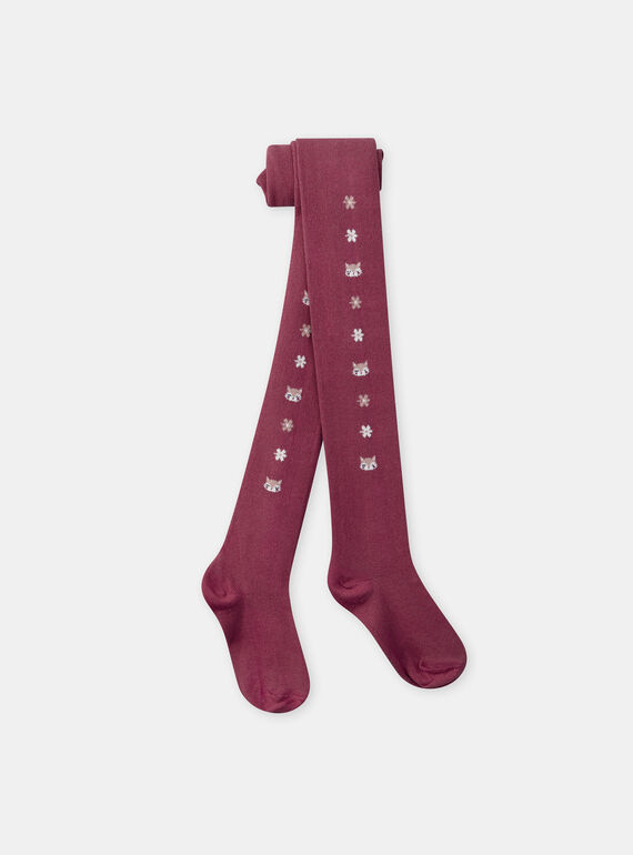 Strawberry rose TIGHTS NRAJOETTE / 25H4PFV1COL308