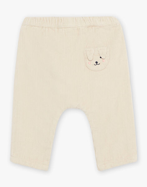 Beige corduroy pants DAPETER / 22H1BGX2PAN808