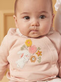 Light pink top and pants set LORAINE / 24H0NF25ENSD322