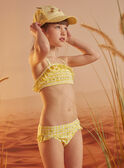 Ecru swimsuit set with lemon print KLUCITETTE / 24E4PFG2D4L001