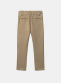 Brown COMFORT PANTS MLACOFAGE / 25E3PGK1CFPI812
