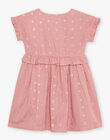 Old pink flower print dress FIBRODETTE / 23E2PFD1ROBD318