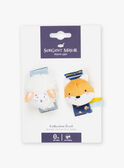 2 blue 3D-animated rattles SMAFA0057HOCHBB / 23J78351HOC099