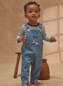 Denim Long Overalls for Baby Boy KACONNOR / 24E1BG41SALP272