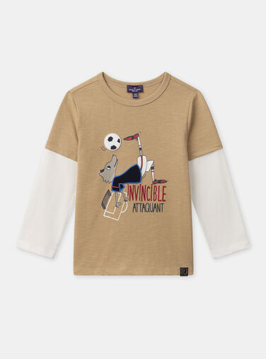 Beige TEE SHIRT LS Beige TEE SHIRT LS NEJAMAGE / 25H3PGK1TMLA014